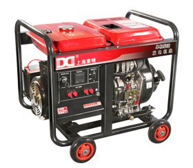 单相7kW柴油发电机_230V 7千瓦发电机_户外施工用7KW柴油机