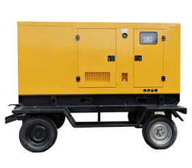 150KW静音型柴油发电机组GF3-150  拖车款柴油发电机组