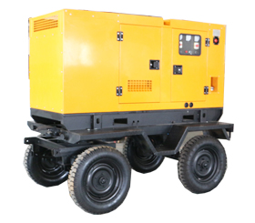 30KW静音型柴油发电机组GF3-30  拖车款柴油发电机组