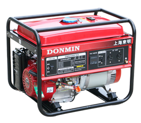 5KW单相便携式小型汽油发电机组【可配备移动轮】DM6500CXD